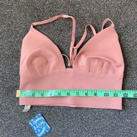 NWT Free People Sage Longline Bralette in Oh Bloom pink - Picture 6 of 7
